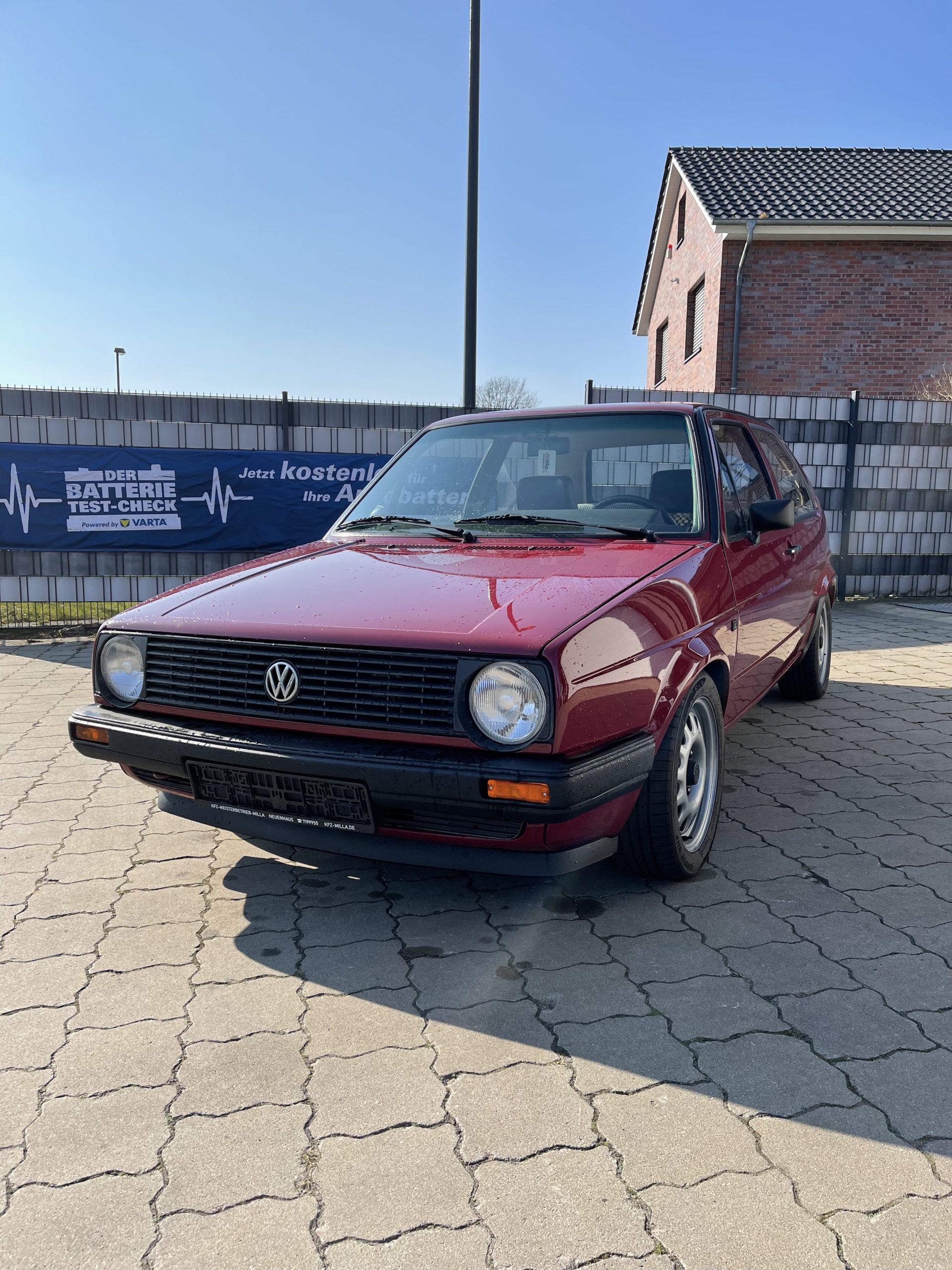 Golf II komplett restauriert, Neulackierung, Zustand 1A